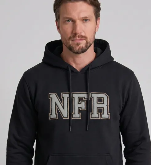 Moletom Canguru NFR Classic Black