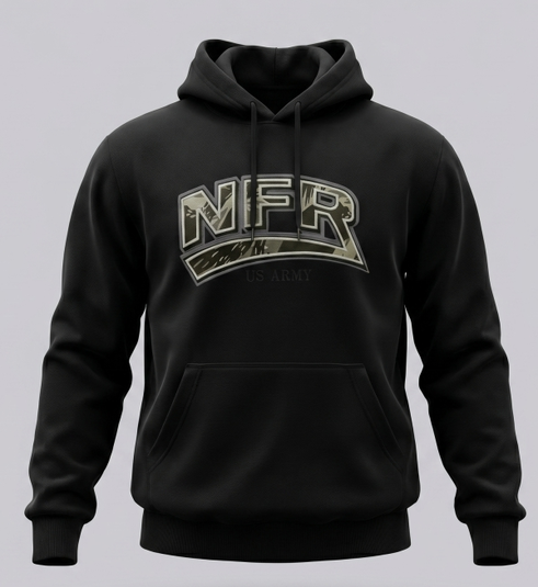 Moletom Canguru NFR US Army Black