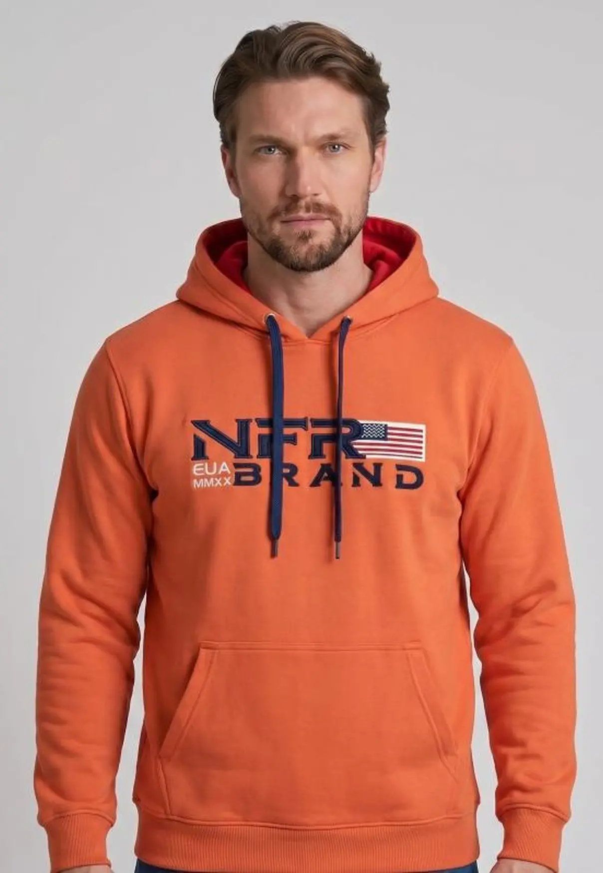 Moletom Canguru NFR Brand Orange