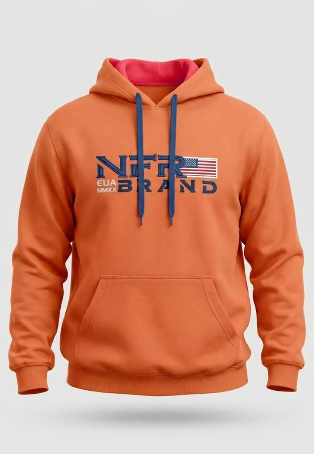 Moletom Canguru NFR Brand Orange