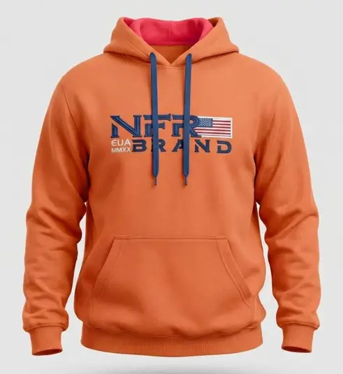 Moletom Canguru NFR Brand Orange