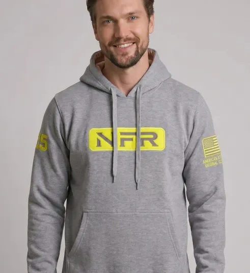 Moletom Canguru NFR Neon Grey