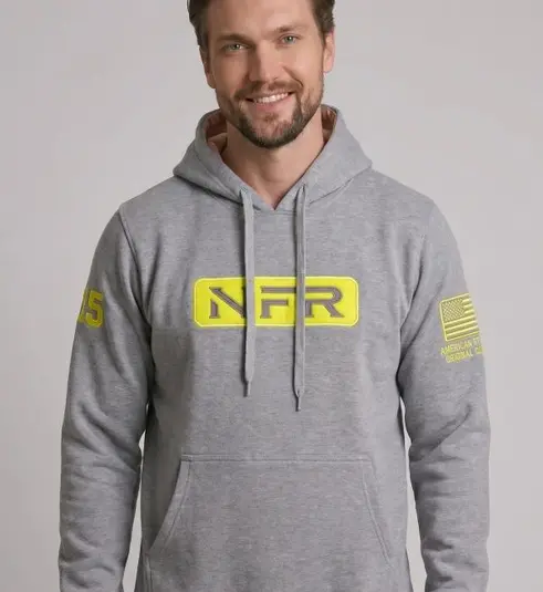 Moletom Canguru NFR Neon Grey