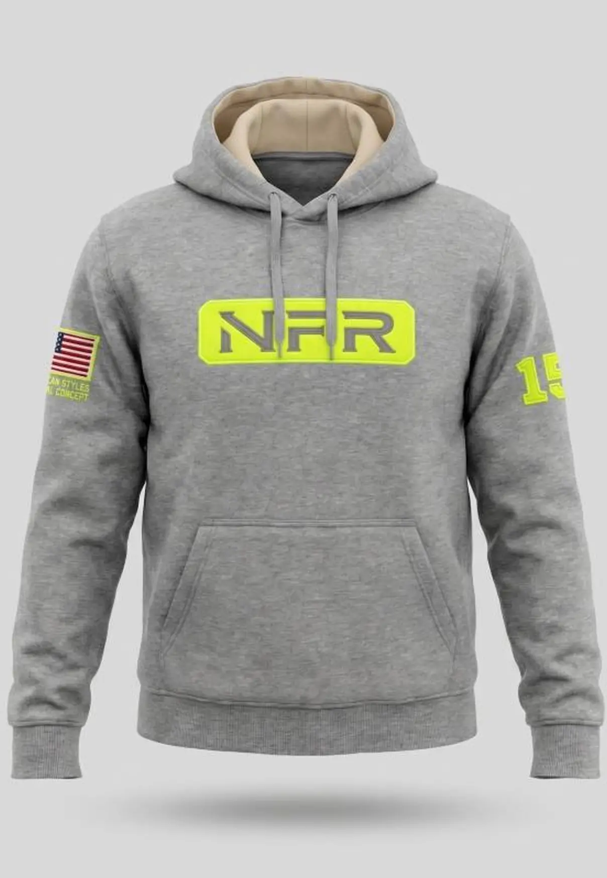 Moletom Canguru NFR Neon Grey