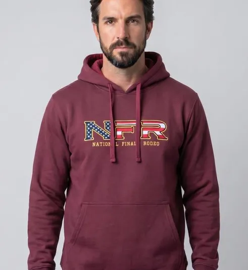 Moletom Canguru NFR USA Wine
