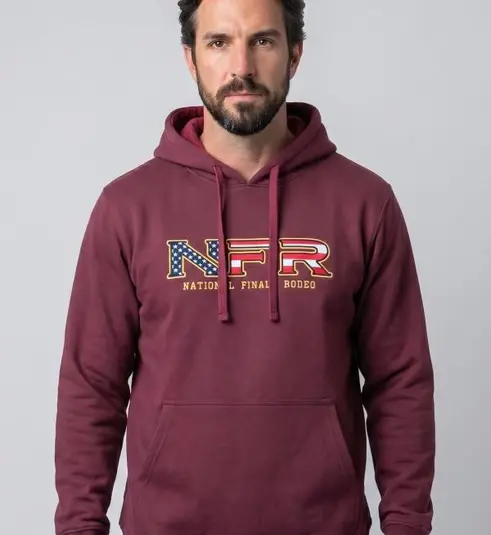 Moletom Canguru NFR USA Wine