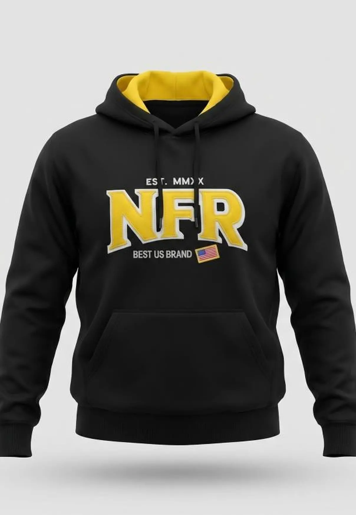 Moletom Canguru NFR Best US Brand Black