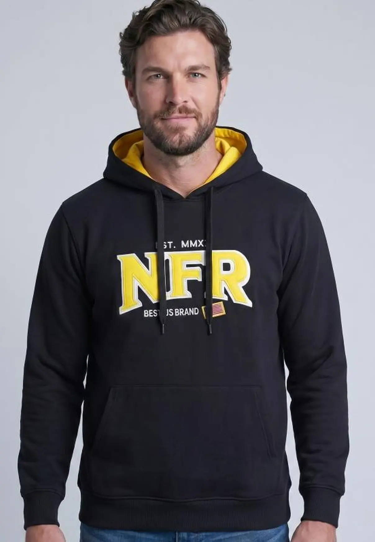 Moletom Canguru NFR Best US Brand Black