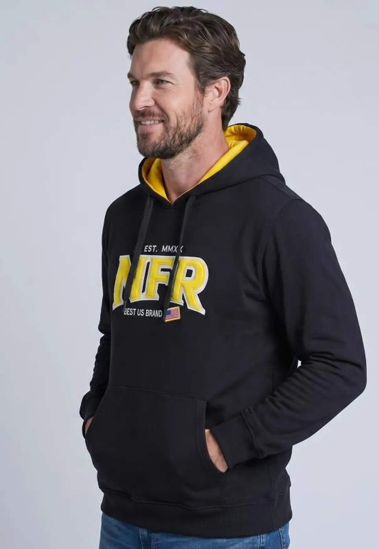 Moletom Canguru NFR Best US Brand Black