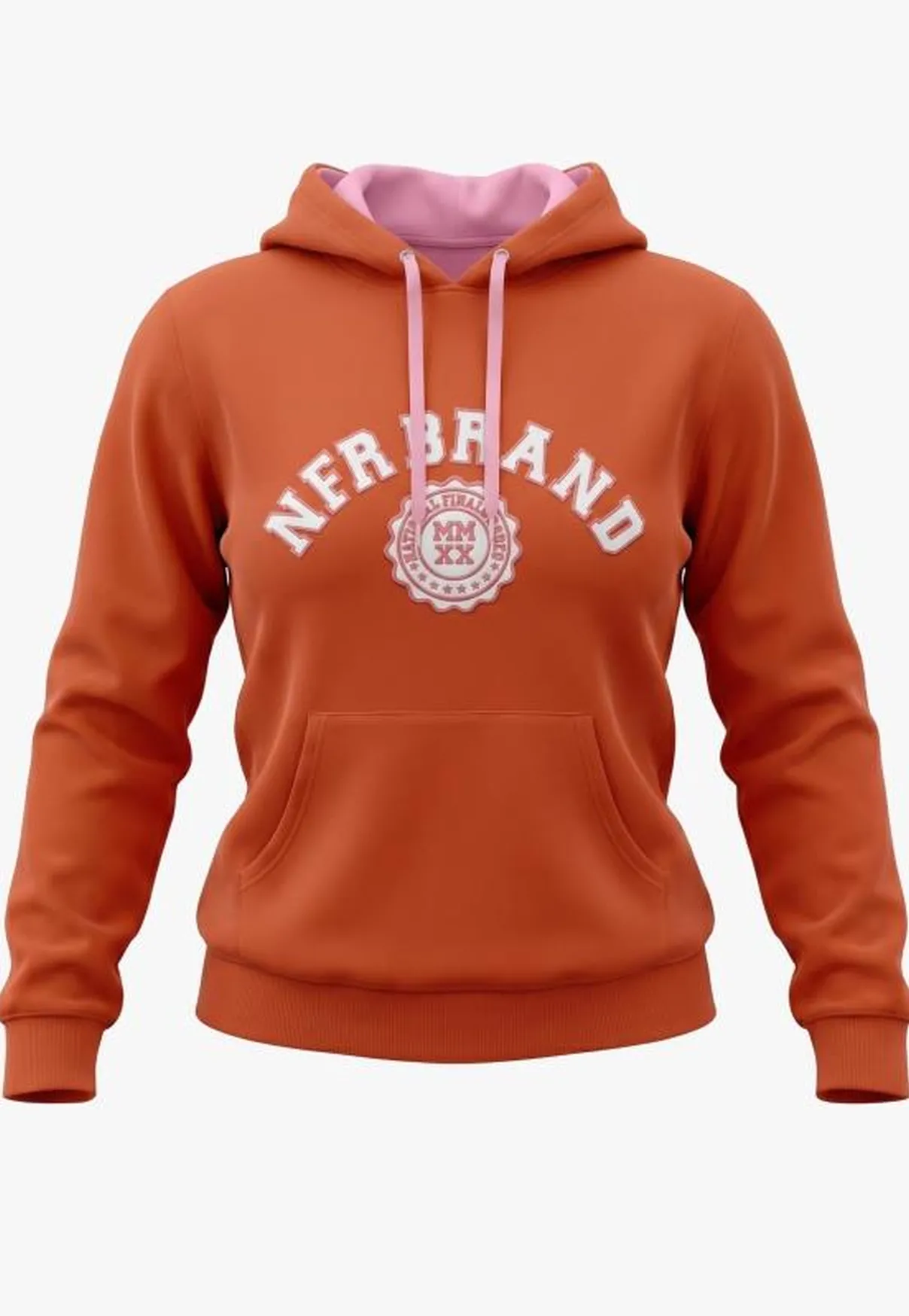 Moletom Feminino Canguru NFR Brand Laranja