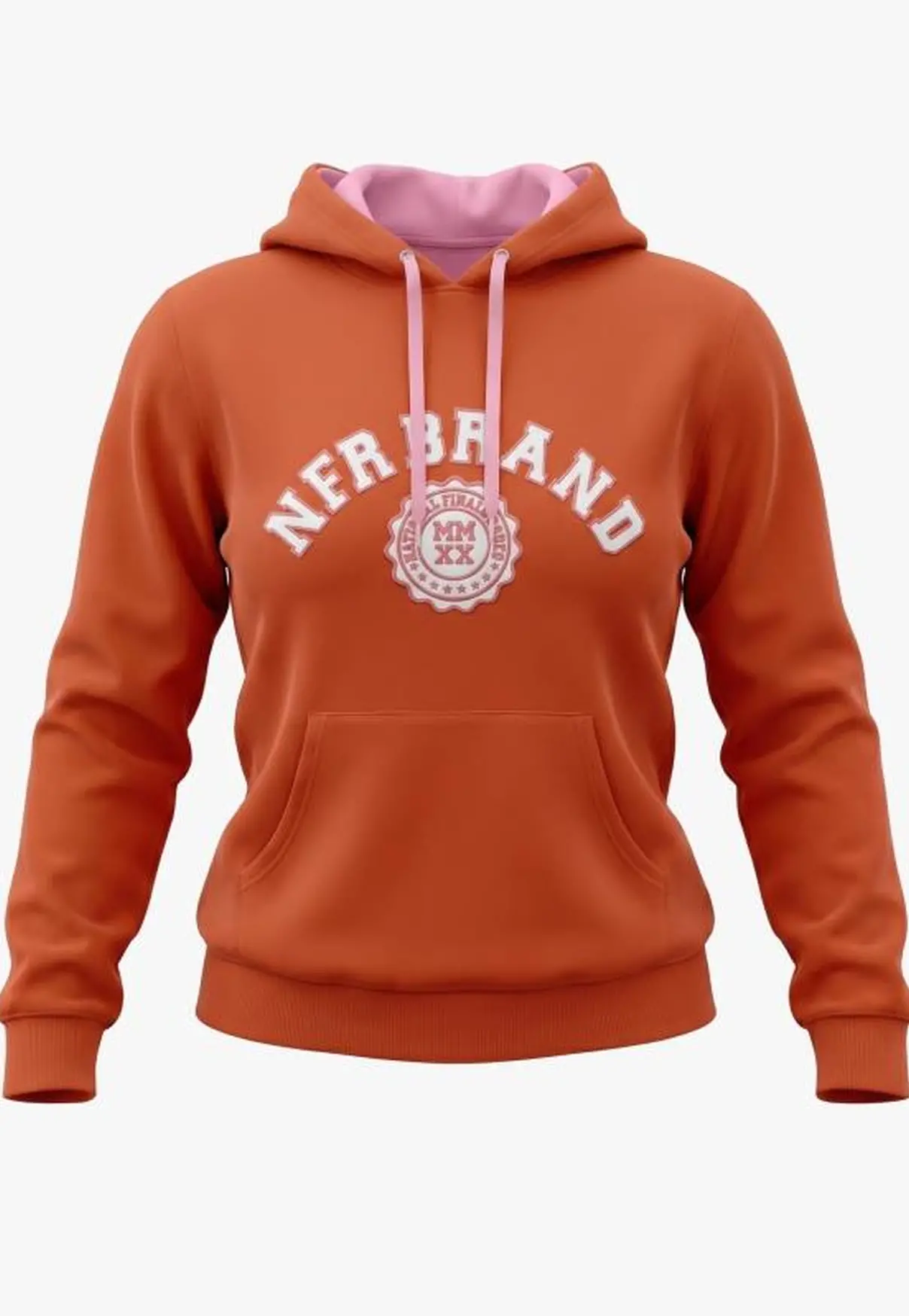 Moletom Feminino Canguru NFR Brand Laranja