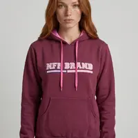 Moletom Feminino Canguru NFR Brand Bordô - imagem 1