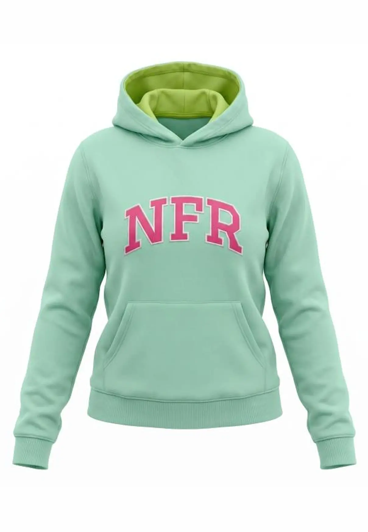 Moletom Feminino Canguru NFR Verde Mint