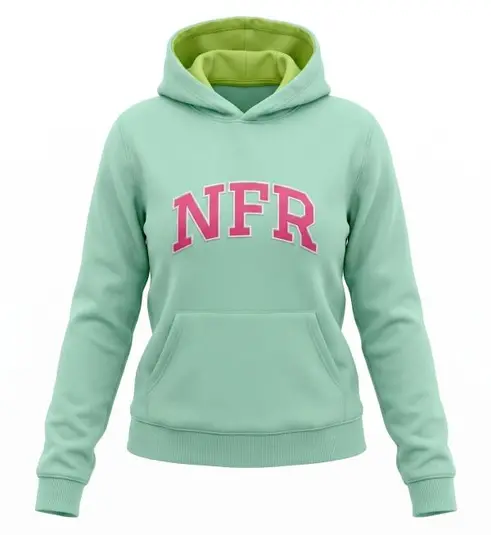 Moletom Feminino Canguru NFR Verde Mint