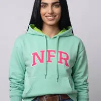 Moletom Feminino Canguru NFR Verde Mint - imagem 1