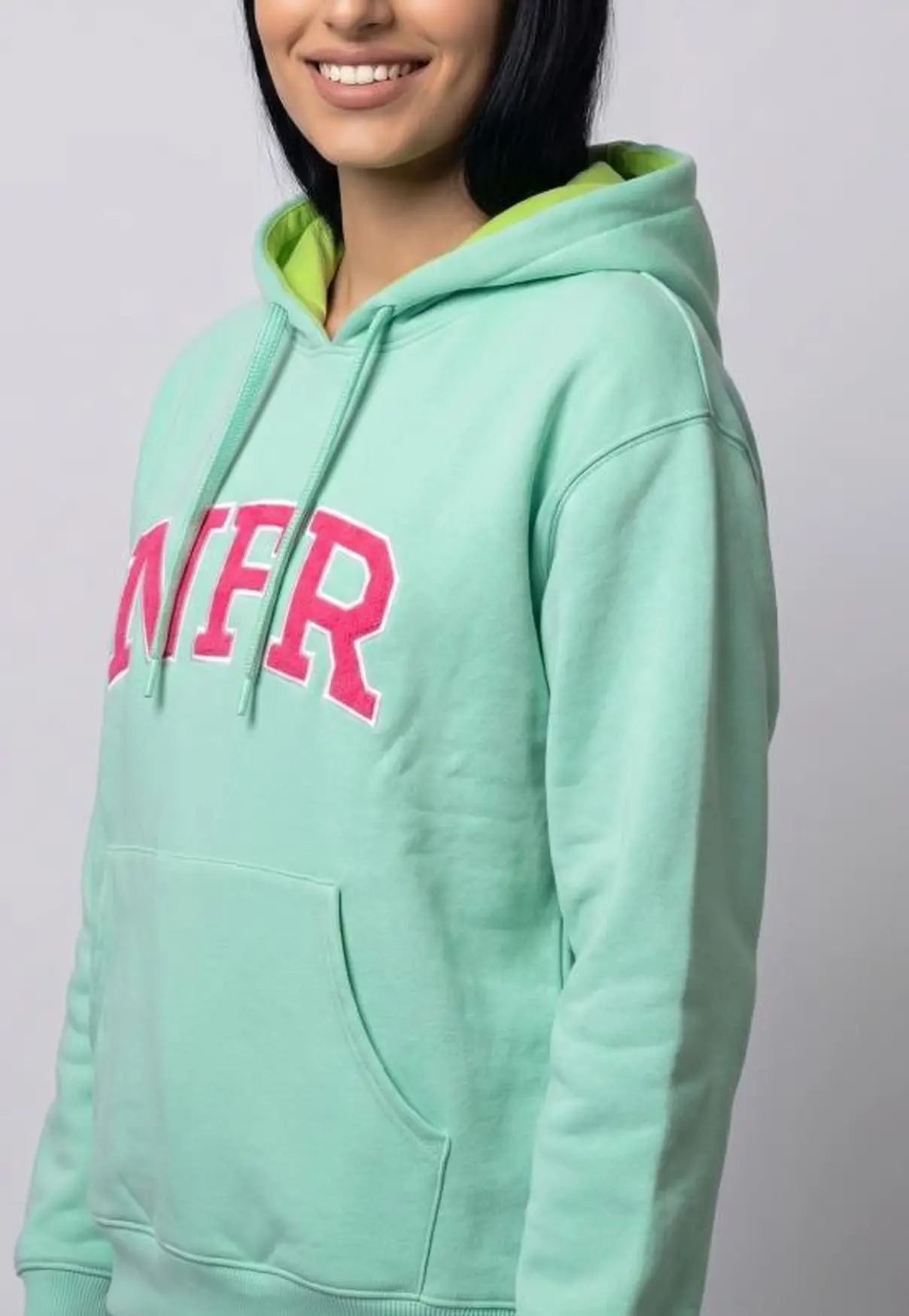 Moletom Feminino Canguru NFR Verde Mint