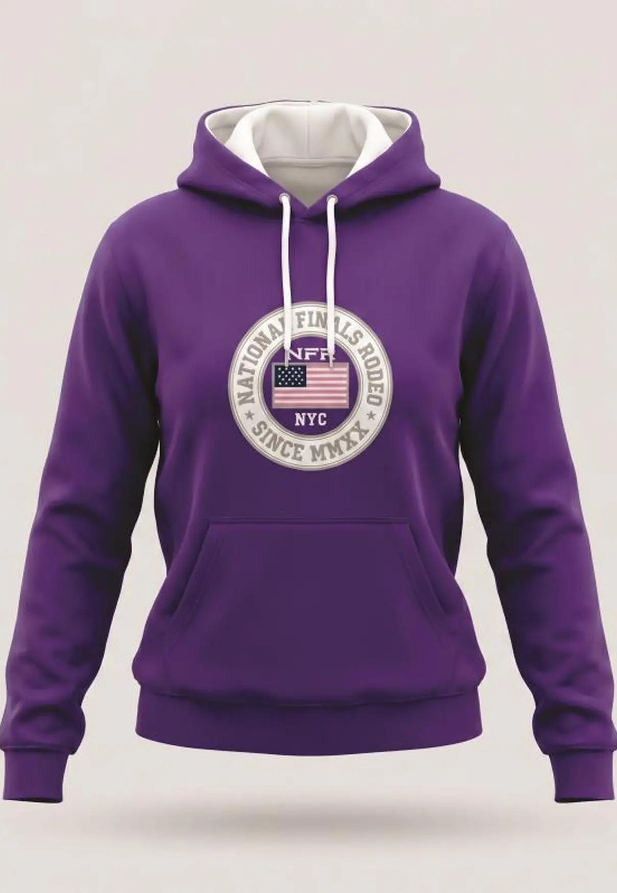 Moletom Feminino Canguru NFR Roxo