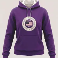 Moletom Feminino Canguru NFR Roxo - imagem 2