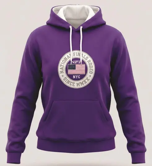 Moletom Feminino Canguru NFR Roxo