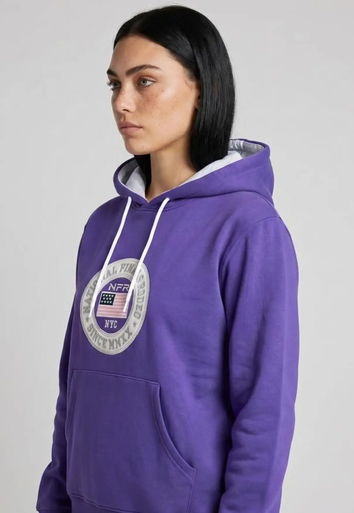 Moletom Feminino Canguru NFR Roxo