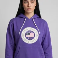 Moletom Feminino Canguru NFR Roxo - imagem 1