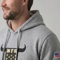 Moletom Masculino Canguru NFR Brand Cinza - imagem 3