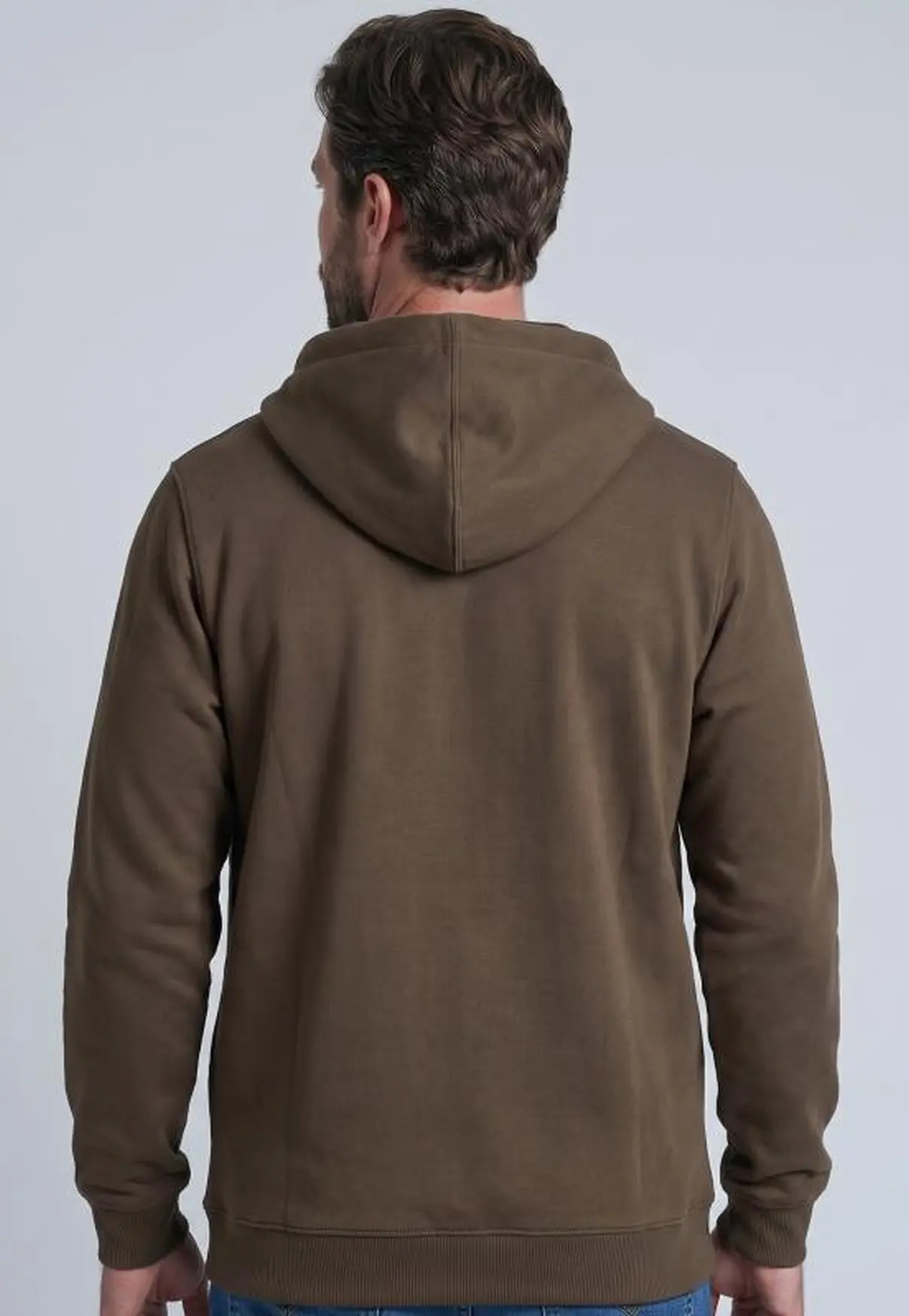 Moletom Masculino Canguru NFR USA Marrom