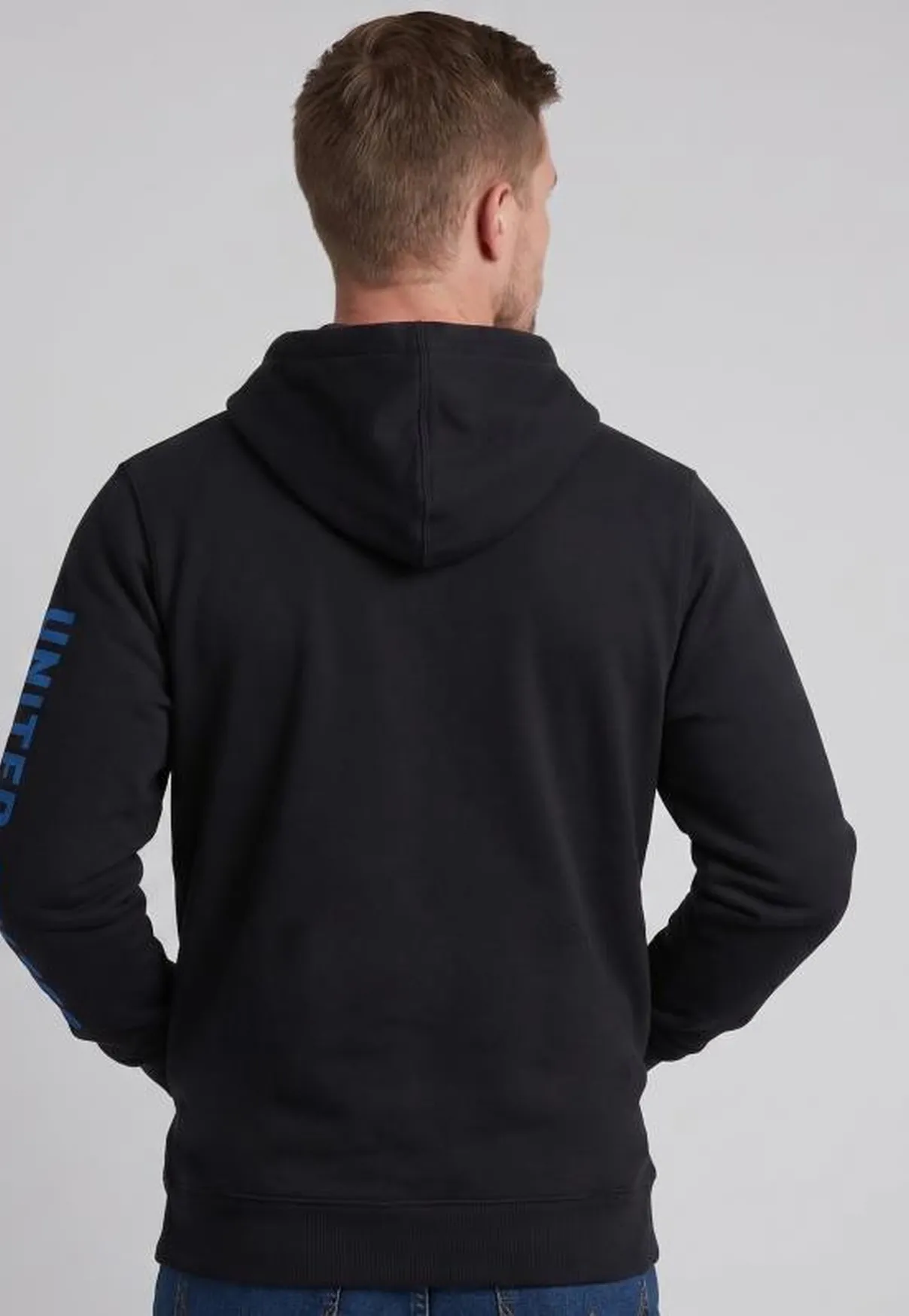 Moletom Masculino Canguru NFR Preto Neon