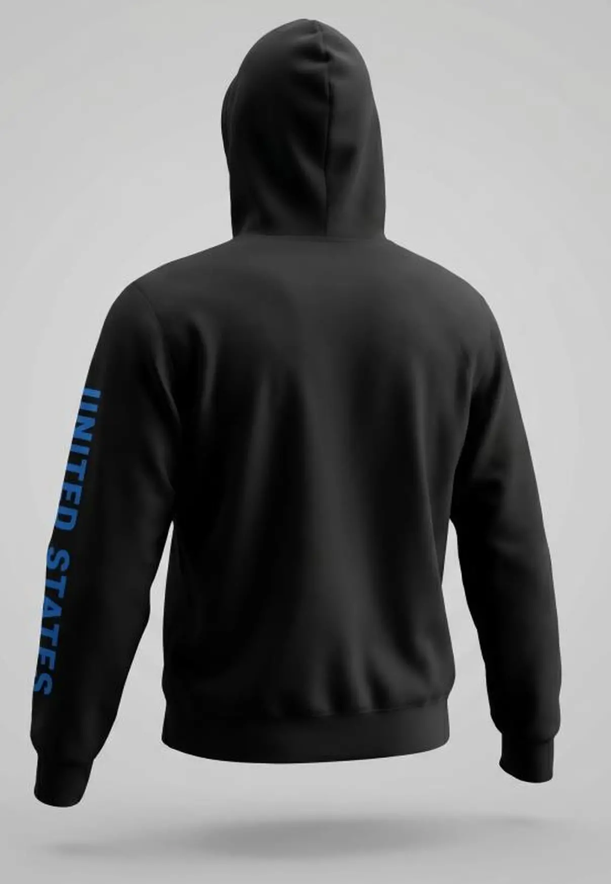 Moletom Masculino Canguru NFR Preto Neon
