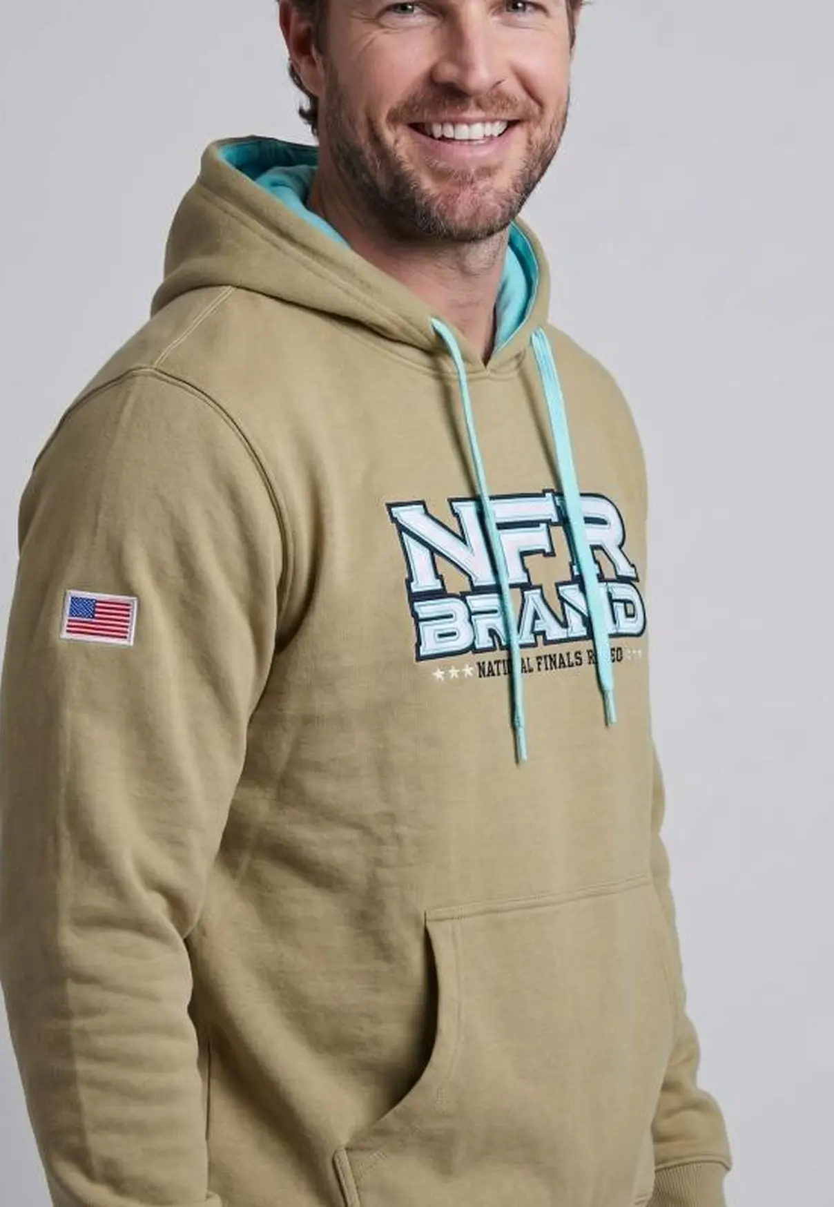 Moletom Masculino Canguru NFR Brand Verde Oliva