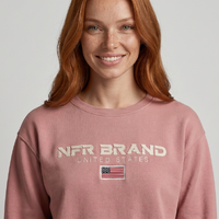 Blusa Feminina Moletinho NFR Brand United States - imagem 1