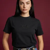 Camiseta Feminina NFR Minimal Black - imagem 1