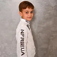 Camisa Infantil NFR Rodeo Manga Longa Branca - imagem 3
