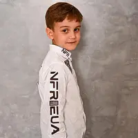 Camisa Infantil NFR Rodeo Manga Longa Branca - imagem 3
