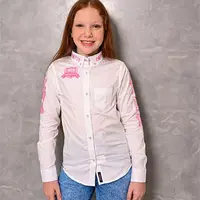 Camisa Infantil Feminina NFR Bordada - imagem 1