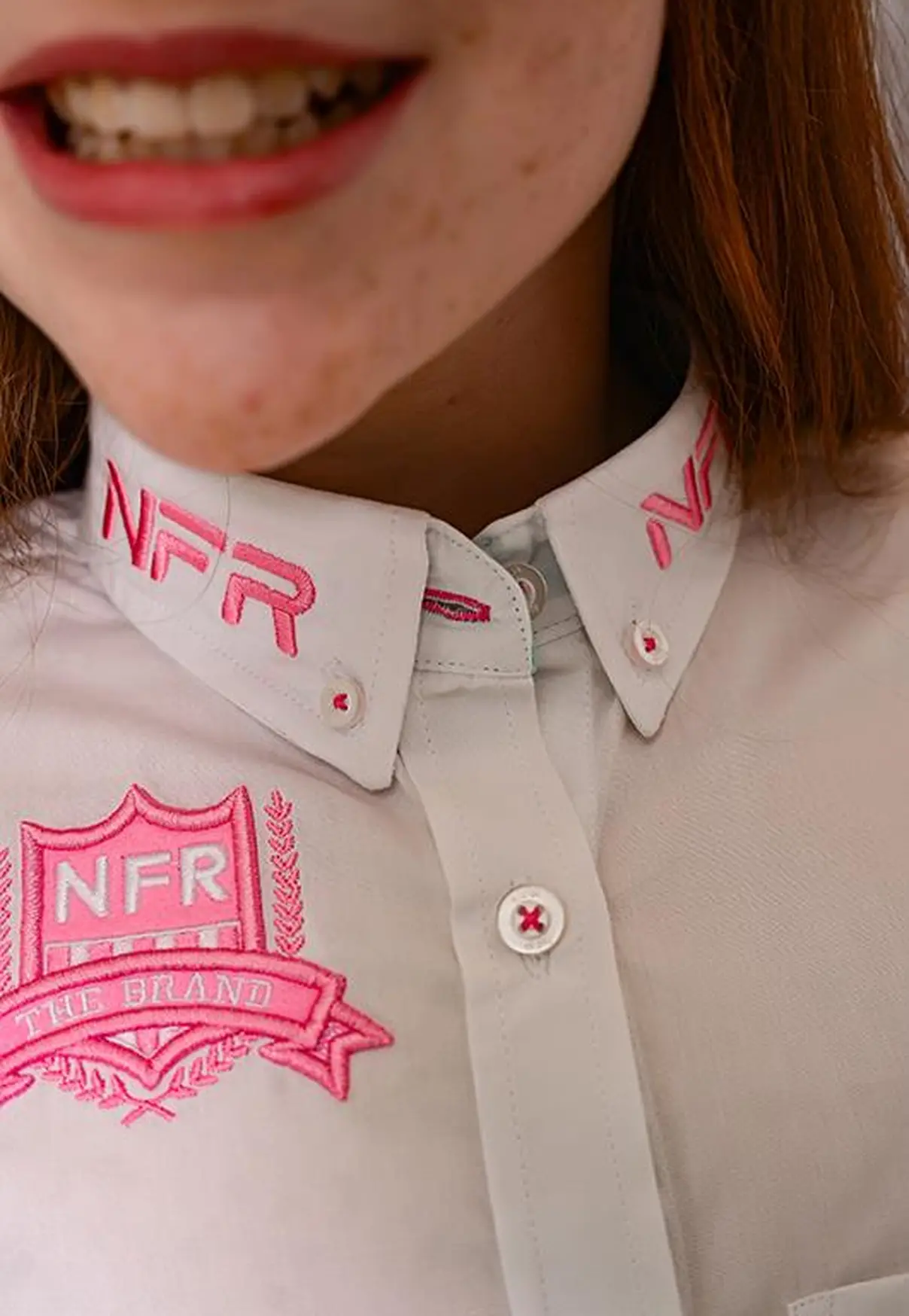 Camisa Infantil Feminina NFR Bordada