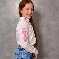 Camisa Infantil Feminina NFR Bordada - imagem 2