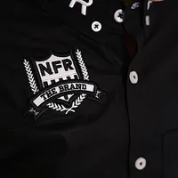 Camisa Infantil NFR Western Manga Longa Preta - imagem 5