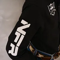 Camisa Infantil NFR Western Manga Longa Preta - imagem 4