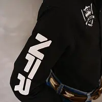 Camisa Infantil NFR Western Manga Longa Preta - imagem 4