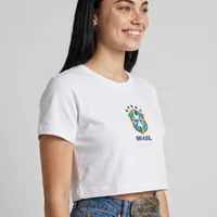 Cropped Feminino NFR Brasil – Branco - imagem 3