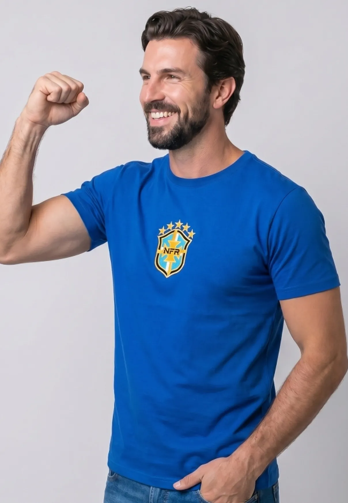 Camiseta NFR Brasil Legacy – Azul Royal
