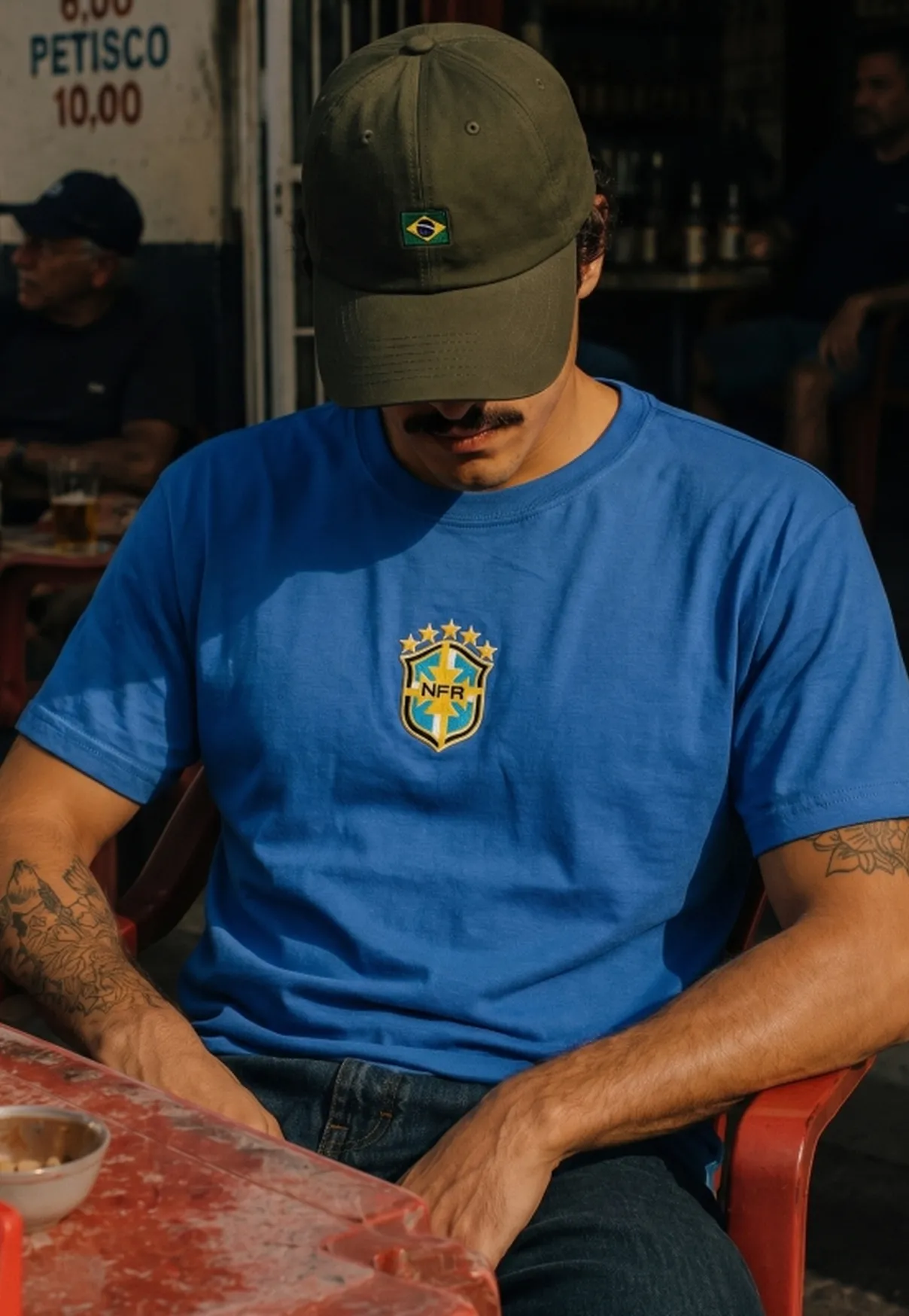 Camiseta NFR Brasil Legacy – Azul Royal