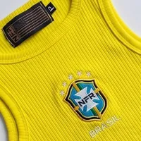 Regata Feminina Canelada NFR Brasil – Amarela - imagem 2