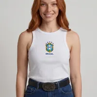 Regata Feminina Canelada NFR Brasil – Branca - imagem 1