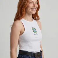 Regata Feminina Canelada NFR Brasil – Branca - imagem 3