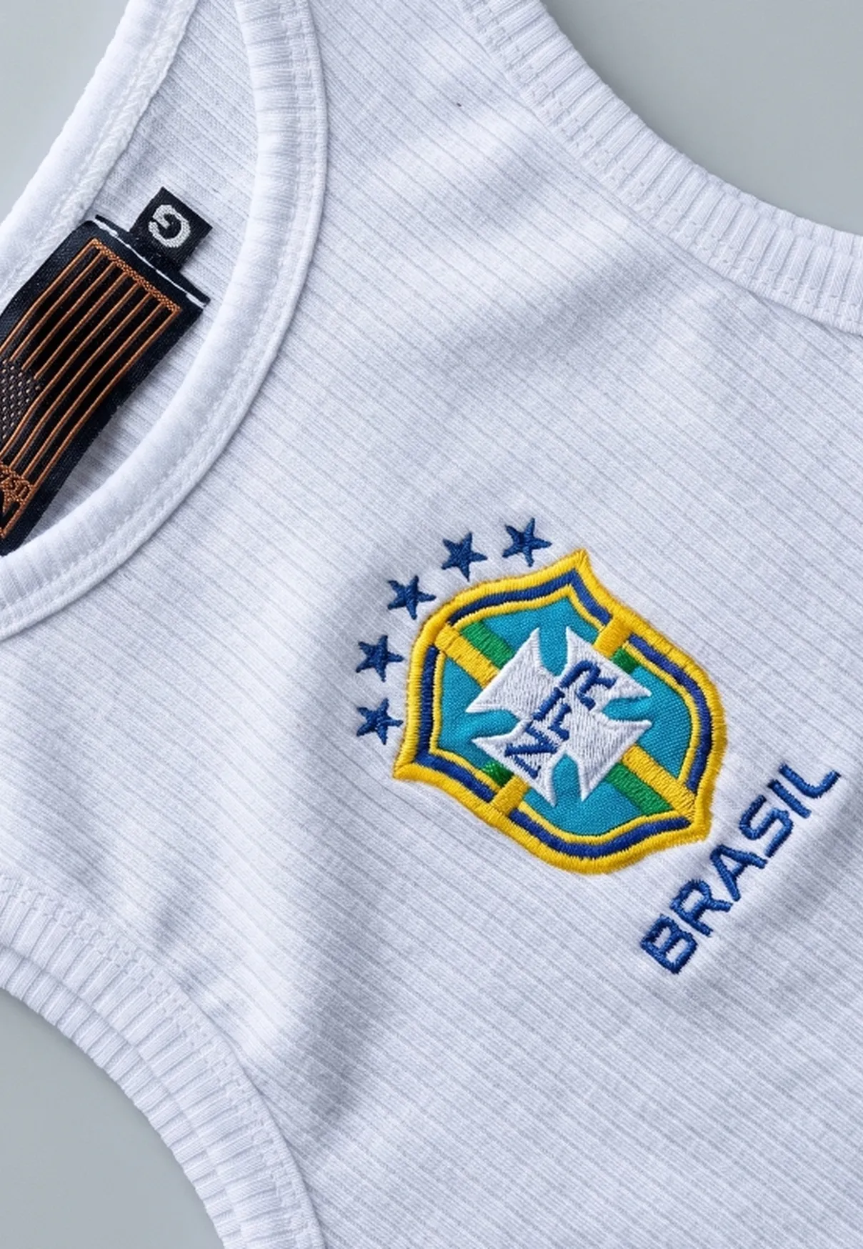 Regata Feminina Canelada NFR Brasil – Branca