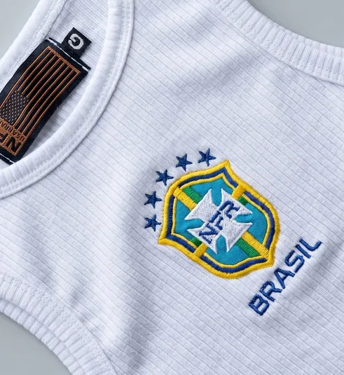 Regata Feminina Canelada NFR Brasil – Branca