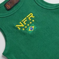 Regata Feminina Canelada NFR Brasil – Verde - imagem 2