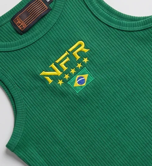 Regata Feminina Canelada NFR Brasil – Verde